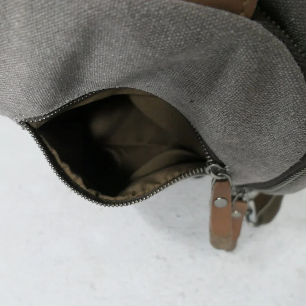 Unbranded Mens Sling Bag M Gray Gorpcore Utilitarian Crossbody Backpack